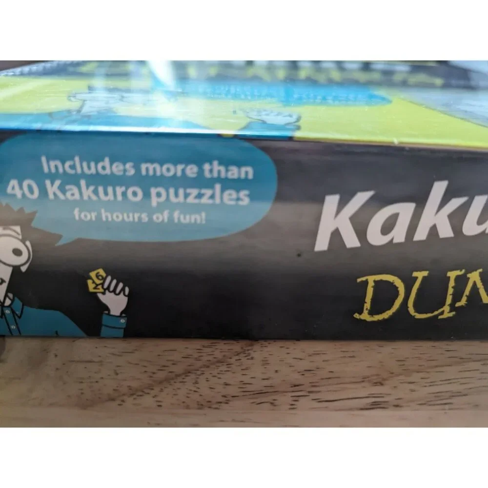 University Games 01506 Kakuro for Dummies The Game‎ 40 puzzles Sealed Game Night